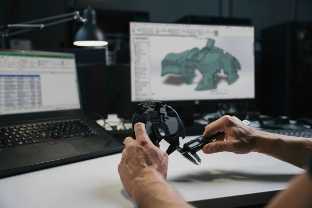 LIQTRA engineering concept illustrating optimized 3D part design for additive manufacturing